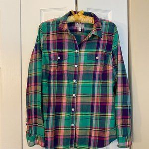 Old Navy  Plaid Long Sleeved Shirt M